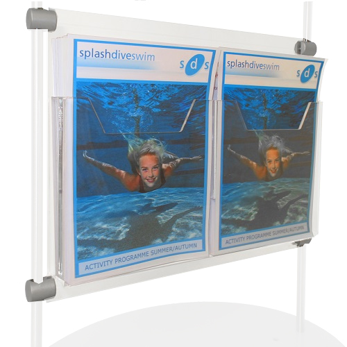 DL3: Leaflet holders for 'Lite' stands 