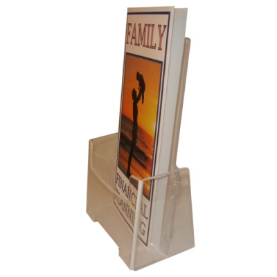 Flat pack table top leaflet dispenser - third A4P (DL)